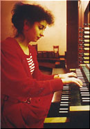Pilar Cabrera performing at the grand Marbella Organ.