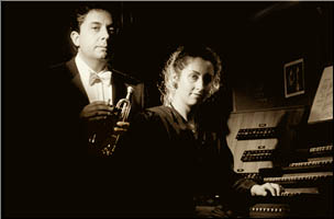 Pilar Cabrera con Benjamin Moreno